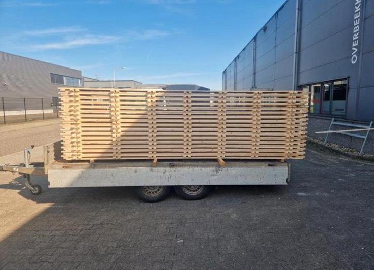 225 m2 tentvloer te koop, Ophalen, Zo goed als nieuw