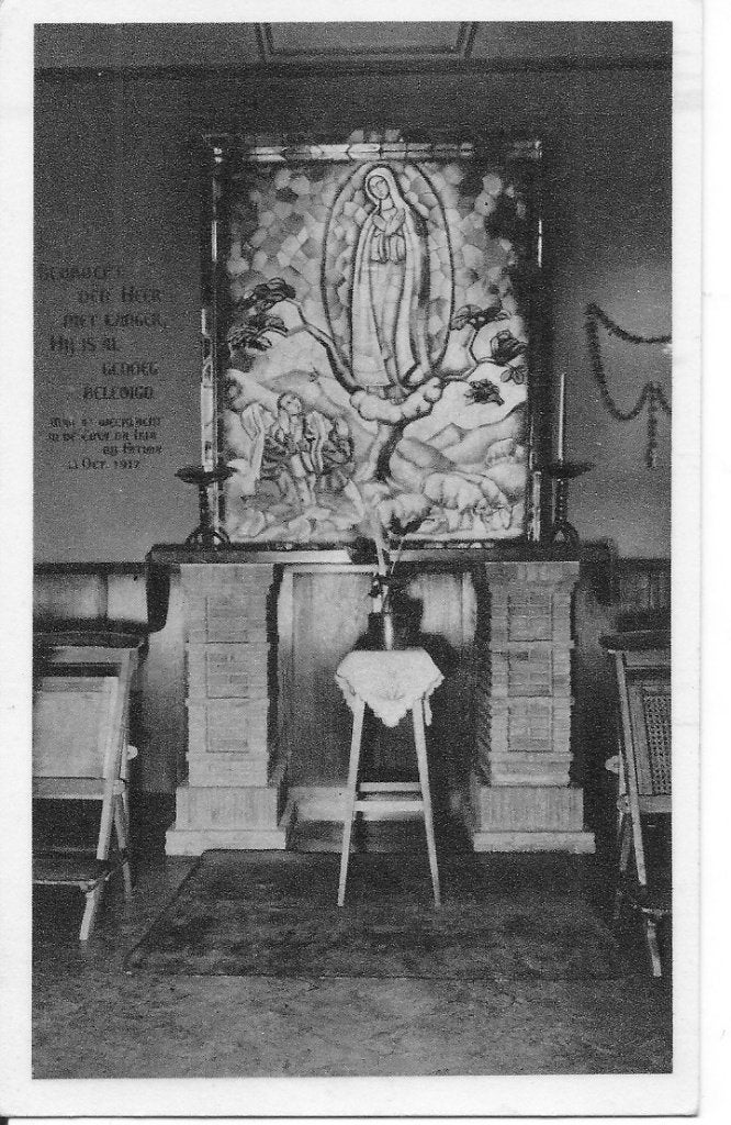 Ansichtkaart Retraitehuis Seppe Bosschehoofd Fatimakapel, Ophalen of Verzenden, 1940 tot 1960, Gelopen, Noord-Brabant