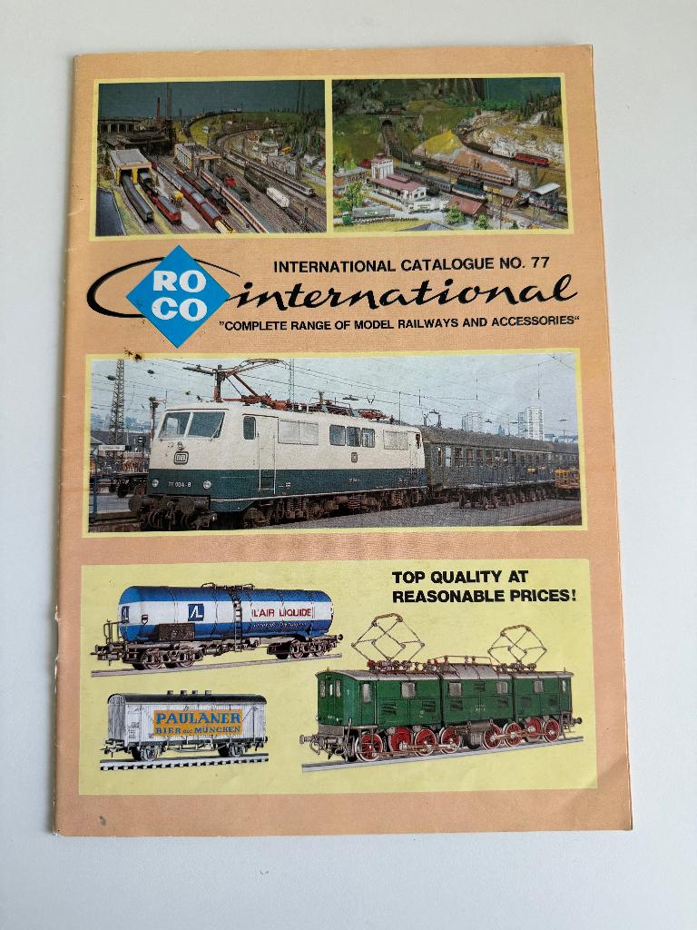 Vintage Roco International catalogus no. 77, Wisselstroom, Gebruikt, Roco, Analoog