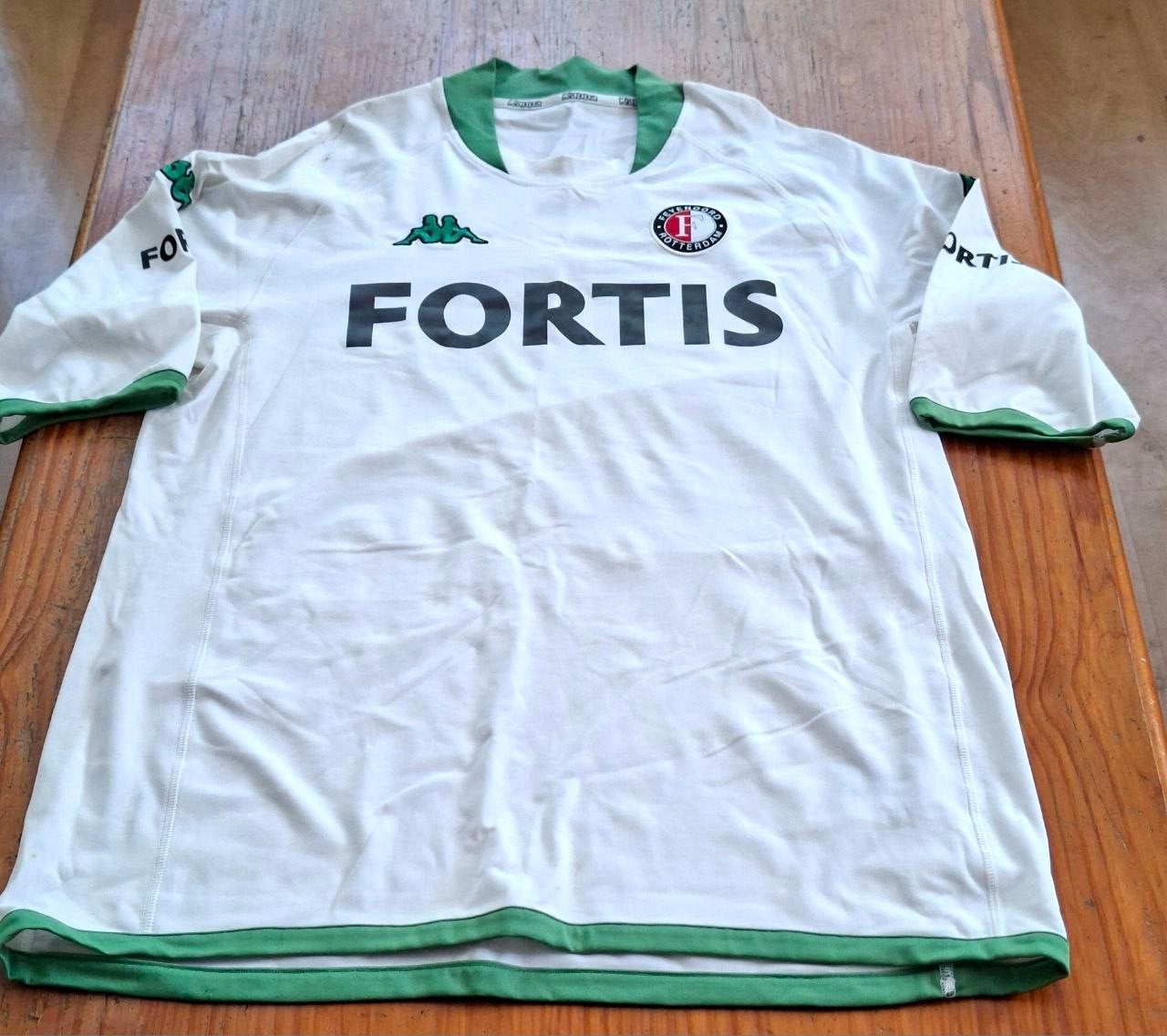 Feyenoord uitshirt 2005/2006, Kleding | Heren, Kappa, Wit, Overige maten, Ophalen of Verzenden