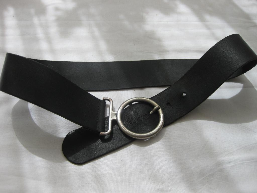 Leren Riem Vera Pelle Miss Etam Zwart XL Nieuw, Kleding | Dames, 3 tot 5 cm, Tailleriem, Ophalen of Verzenden, Vera Pelle