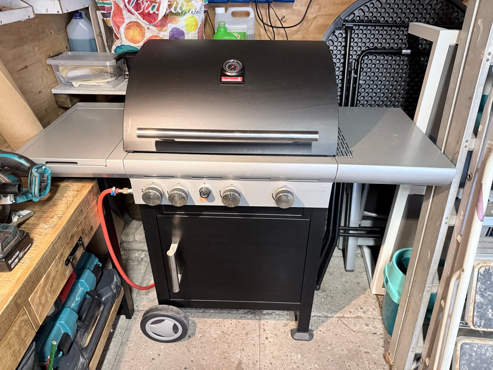Barbecook gasbarbecue met 4 branders, Tuin en Terras, Gasbarbecues, Ophalen, Gebruikt