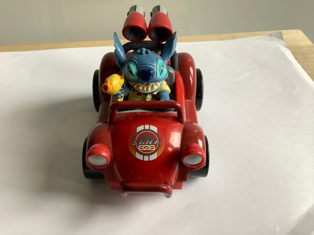 Auto Buggy Disney Lilo & Stitch Hawaii pull back friction, Ophalen of Verzenden, Gebruikt
