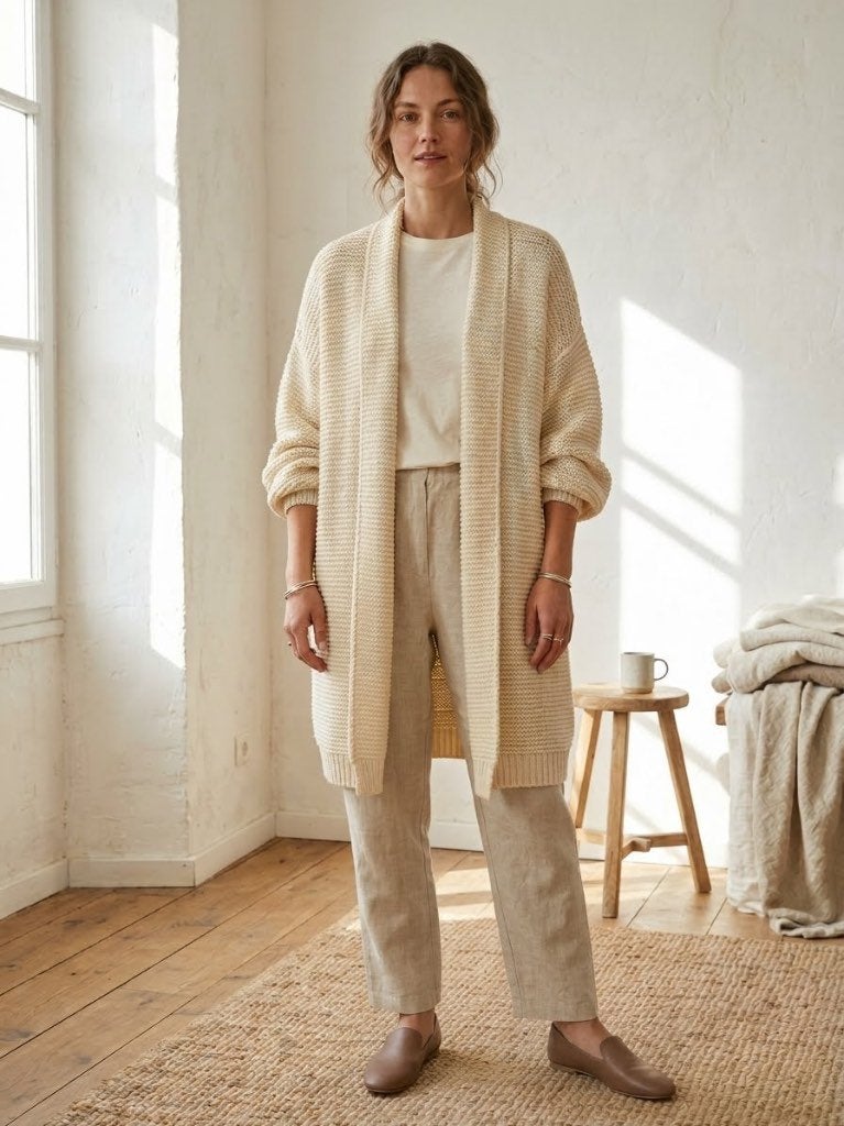 Sukha Amsterdam oversized grof gebreid lang vest M-L-XL-XXL, Overige kleuren, Maat 42/44 (L), Ophalen of Verzenden, Zo goed als nieuw