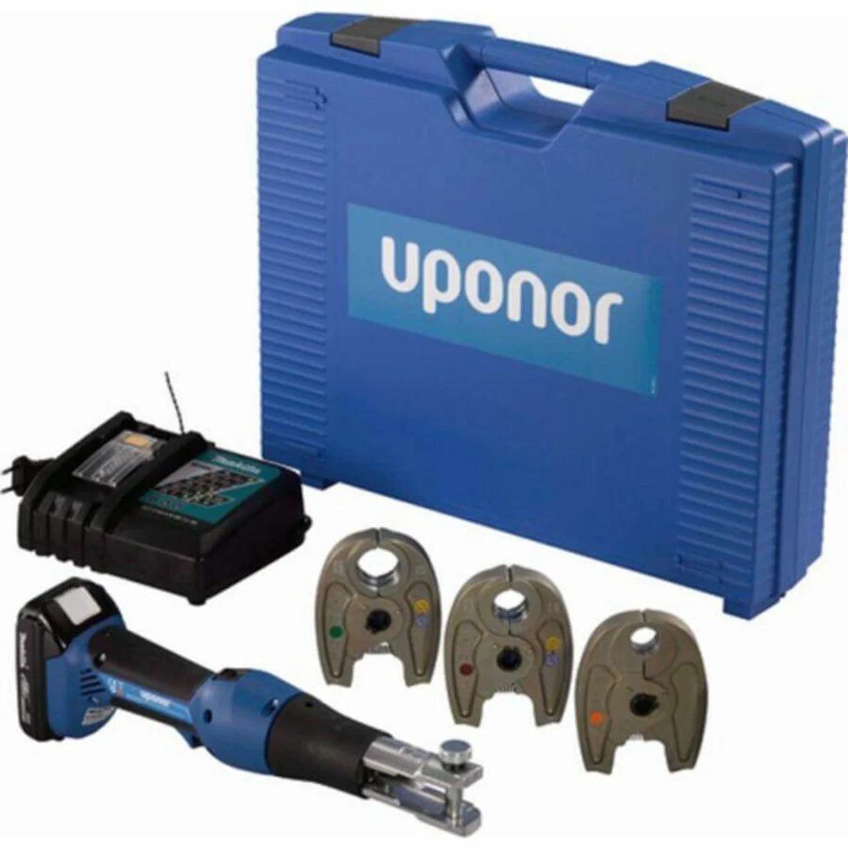 Uponor S-Press MINI2 accu-persmachine in koffer inclusief 3, Ophalen of Verzenden, Zo goed als nieuw, Nvt, Nvt