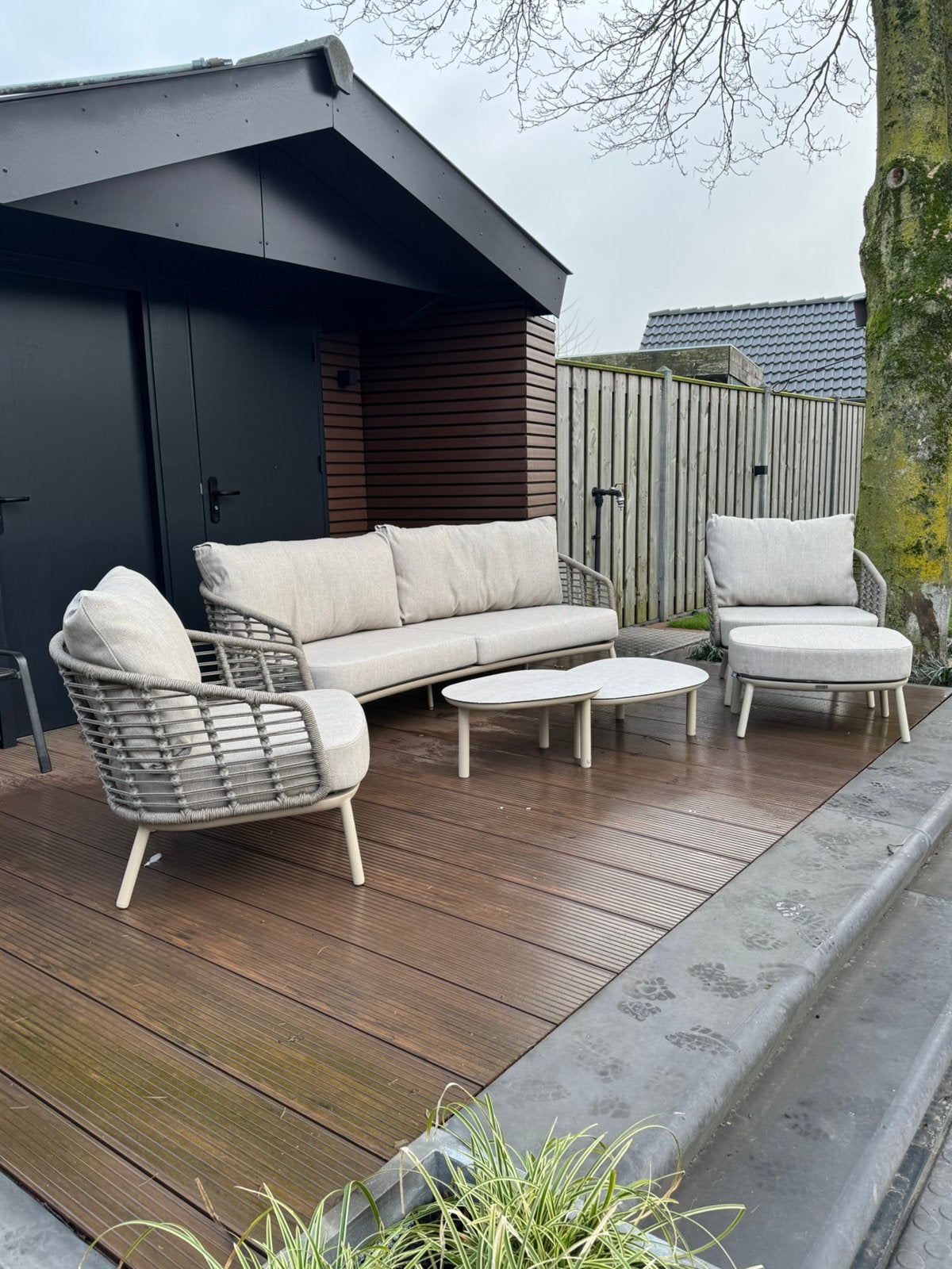 Puglia loungeset taste by 4 Seasons outdoor, Tuin en Terras, Tuinmeubel-accessoires, Ophalen of Verzenden, Nieuw