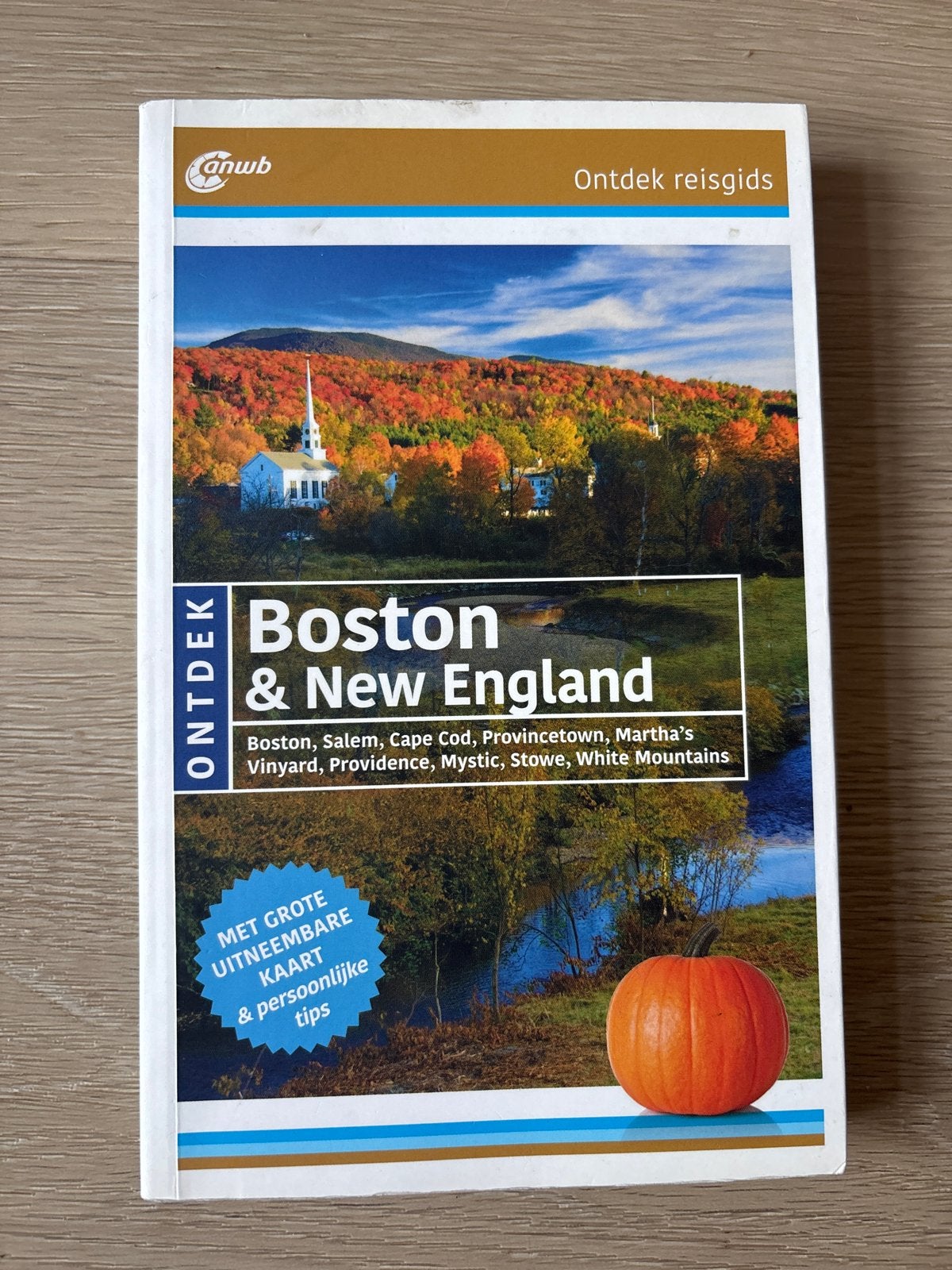ANWB Ontdek reisgids Boston & New England, Boeken, Reisgidsen, Ophalen of Verzenden, Zo goed als nieuw, Reisgids of -boek, Noord-Amerika