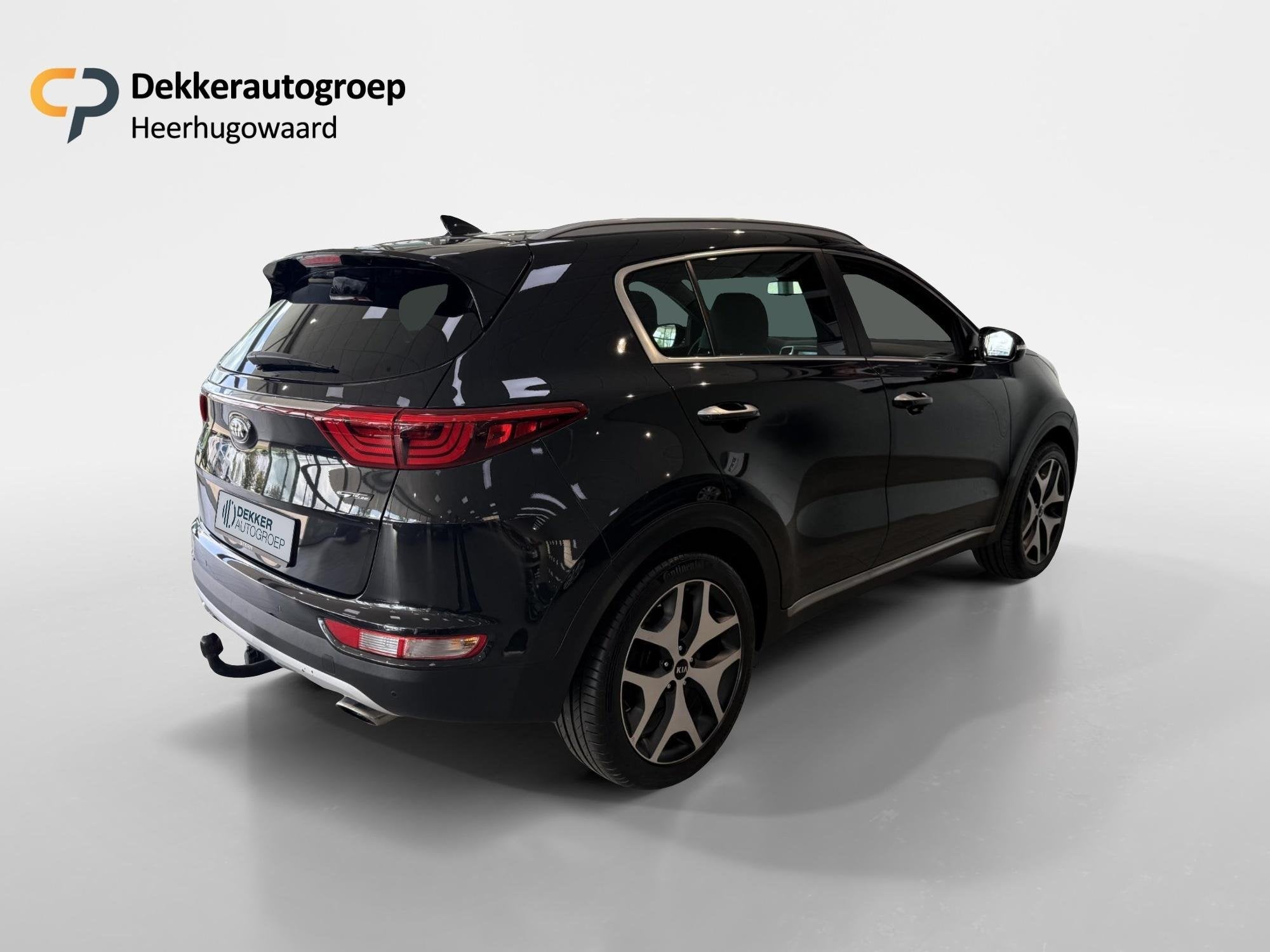 Kia Sportage 1.6 T-GDI GT-Line First Edition Trekhaak!, Auto's, Voorwielaandrijving, Gebruikt, 4 cilinders, Zwart