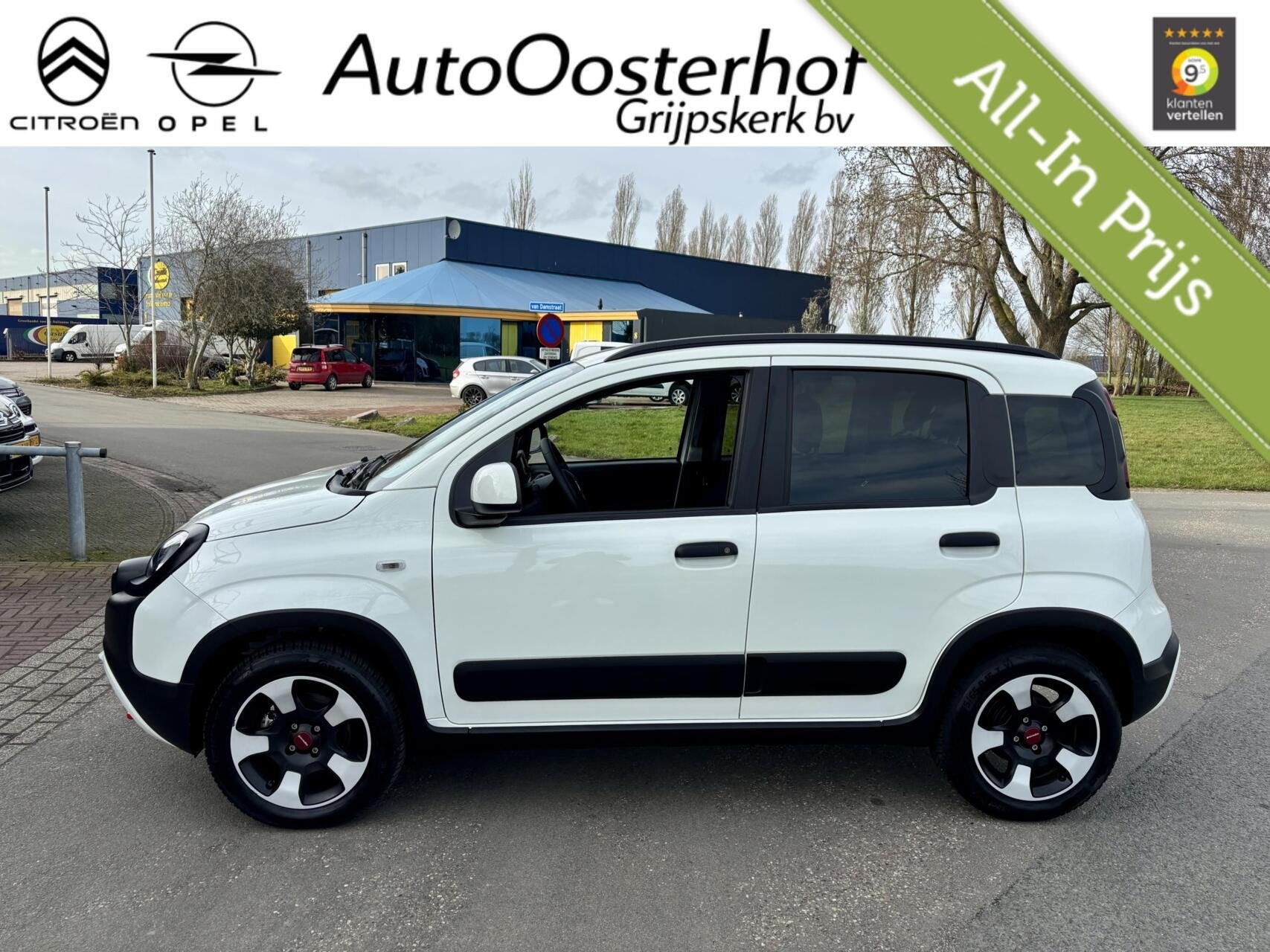 Fiat Panda 1.0 Hybrid Cross, Voorwielaandrijving, Panda, 4 stoelen, Automatische klimaatregeling
