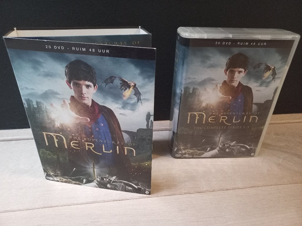 Merlin - Seizoen 1-5 (20xDVD SET) De Complete BBC TV-Serie, Alle leeftijden, Ophalen of Verzenden, Zo goed als nieuw, Science Fiction en Fantasy