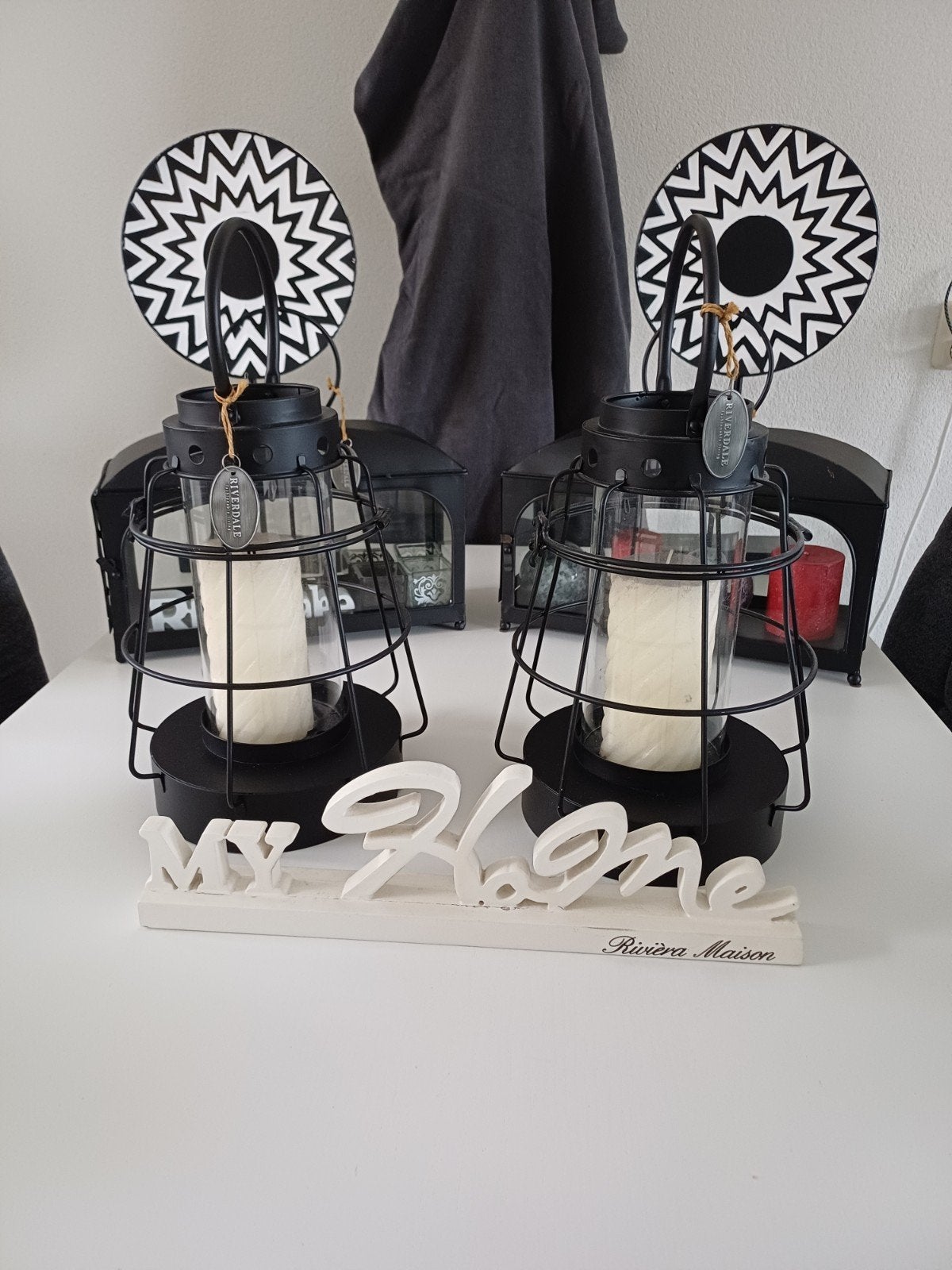 Riviera Maison & Riverdale woonaccessoires, Ophalen, Zwart, Metaal, Landelijk