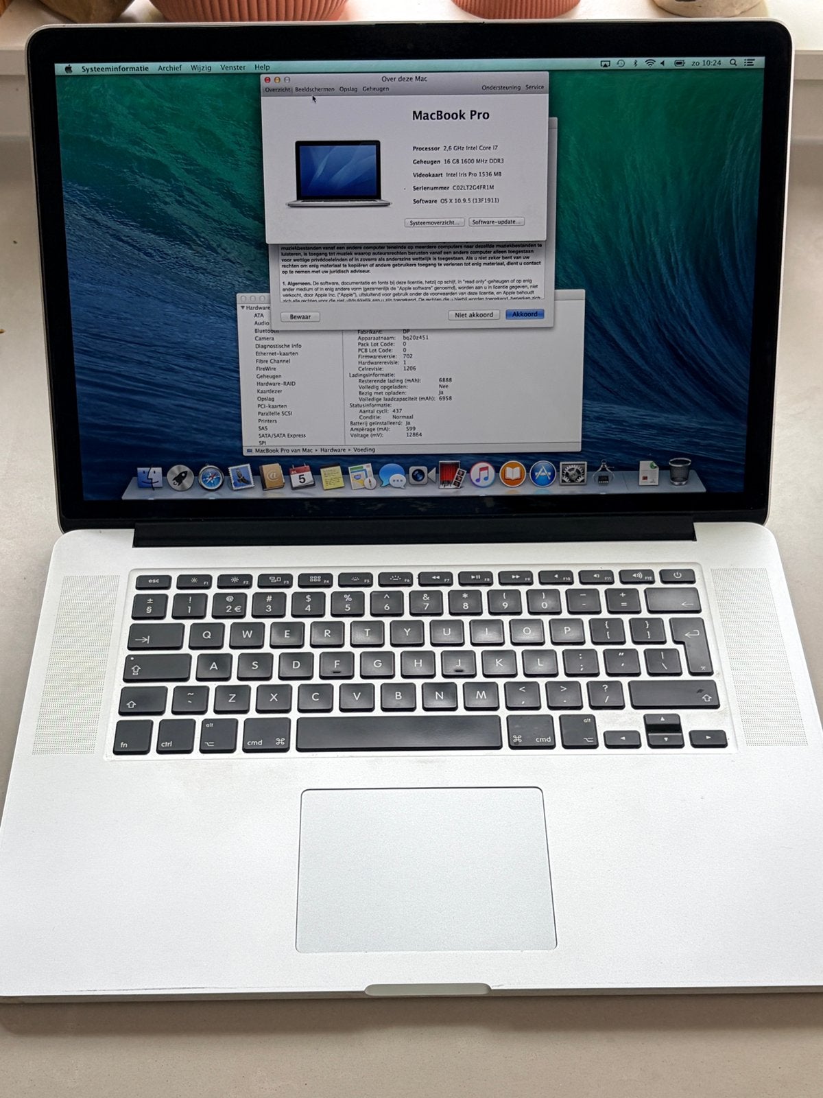 Foto 7 van MacBook Pro Retina 15” A1398 i7 16GB 1TB SSD MacOS Sequoia