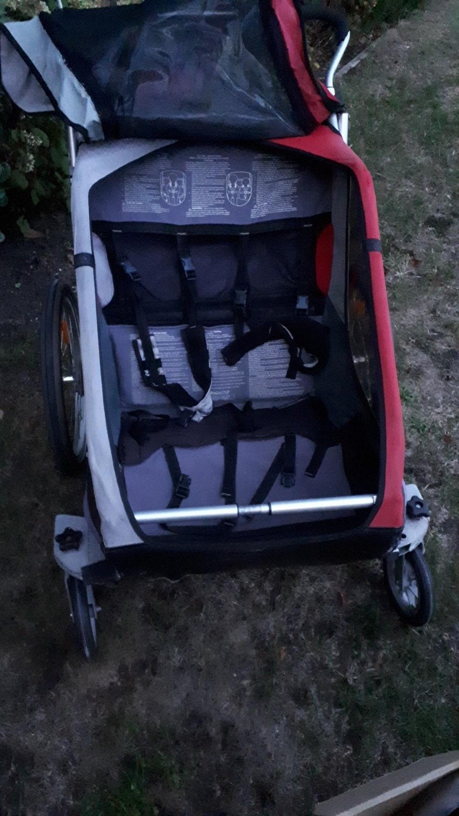 Chariot Cougar 2 Kinderkar - Fietskar en Wandelwagen, Ophalen, Gebruikt, Opvouwbaar, Chariot