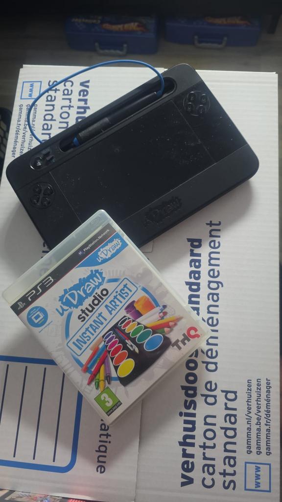 Tekentablet + u draw spel, Ophalen of Verzenden, Zo goed als nieuw