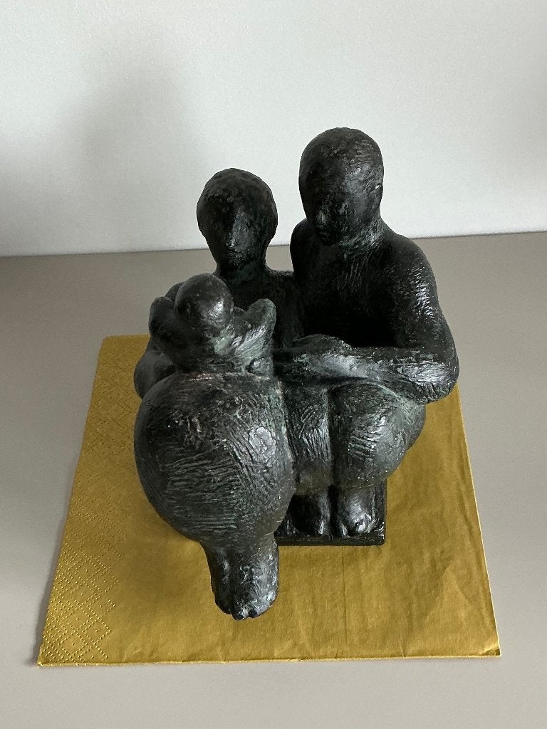 Sculpture "Geborgen Begin" van Frank Letterie, Ophalen of Verzenden, Gebruikt, Mens