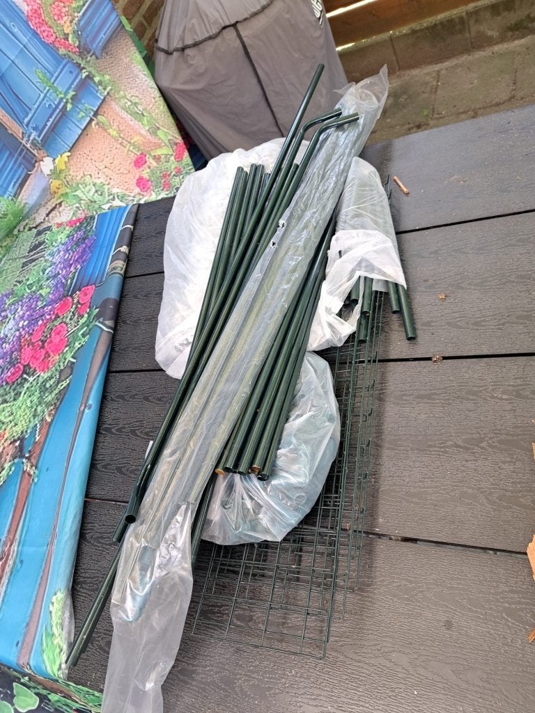tuinkas, Ophalen, Folie, Zo goed als nieuw, Aluminium