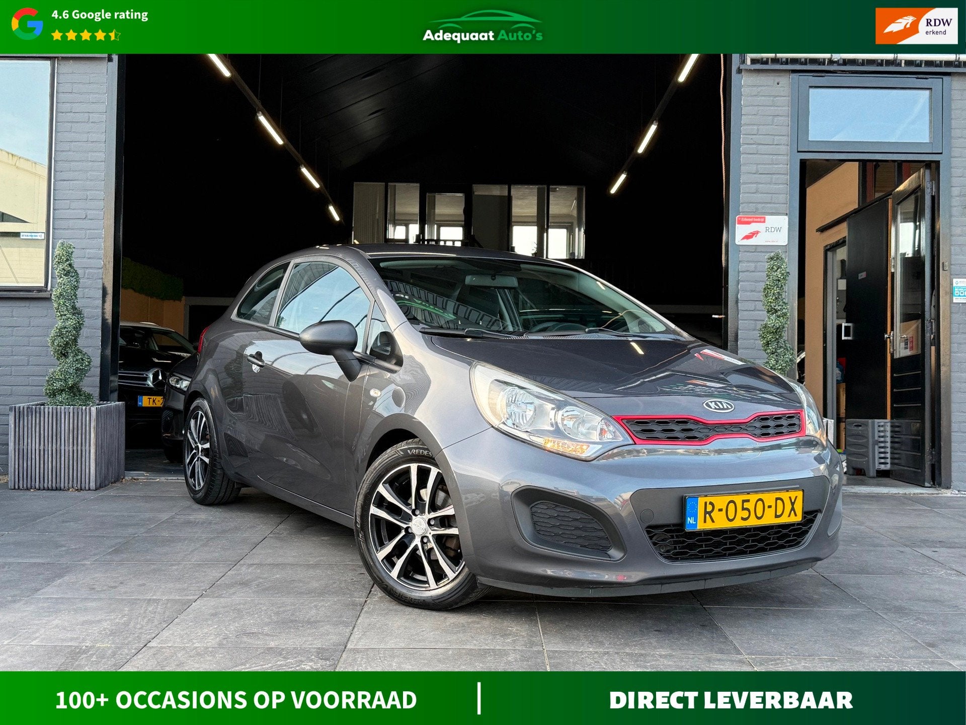 Kia Rio 1.2 CVVT Comfort Pack|Airco|Cruise Control|APK, Auto's, Voorwielaandrijving, Euro 5, 4 cilinders, Met garantie (alle)