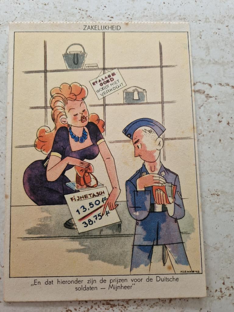 Propaganda AK Klemke - prijzen voor Duitse soldaten, Ophalen of Verzenden, Duitsland, Foto of Poster