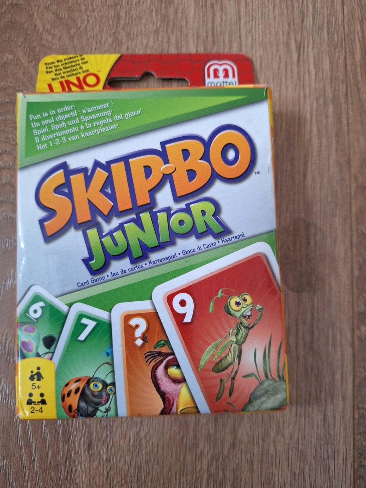 Skip-Bo Junior Kaartspel - Leuk voor het hele gezin!, Een of twee spelers, Ophalen of Verzenden, Zo goed als nieuw, Mattel