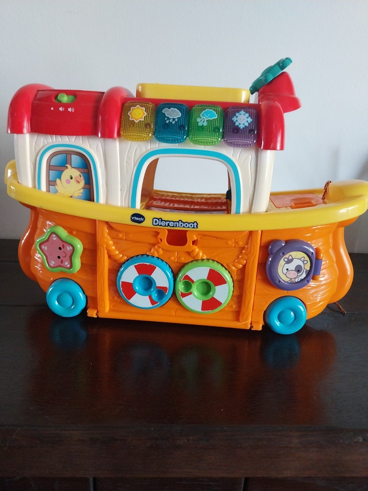 VTECH DIERENBOOT ZGAN, Ophalen of Verzenden, Zo goed als nieuw, 6 maanden tot 2 jaar