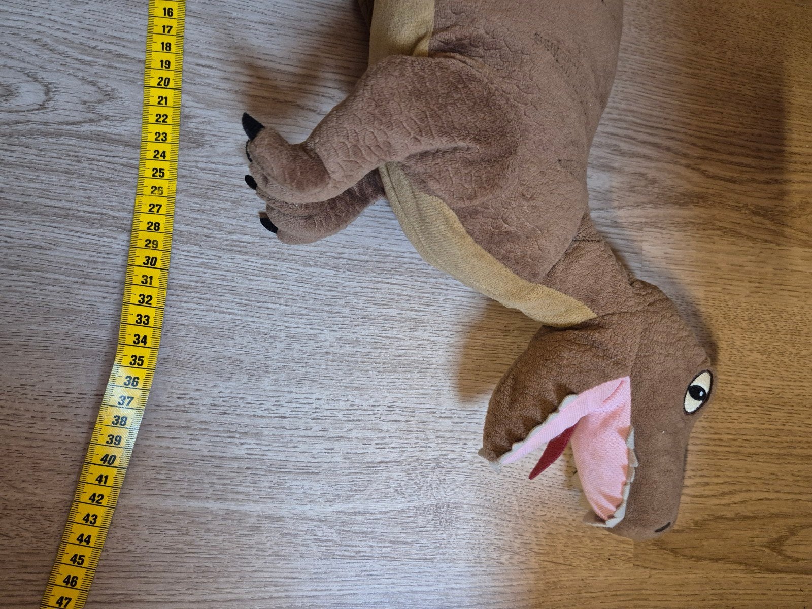 IKEA dinosaurus knuffel 43 cm velociraptor, Ophalen of Verzenden