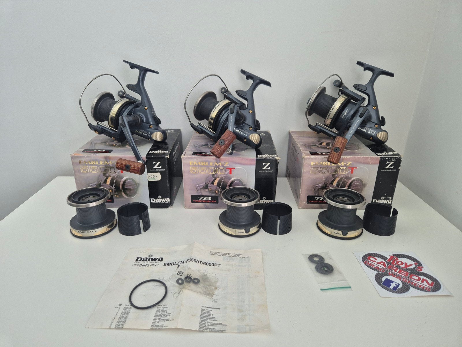Daiwa Emblem Z5500T, Ophalen of Verzenden, Zo goed als nieuw, Molen