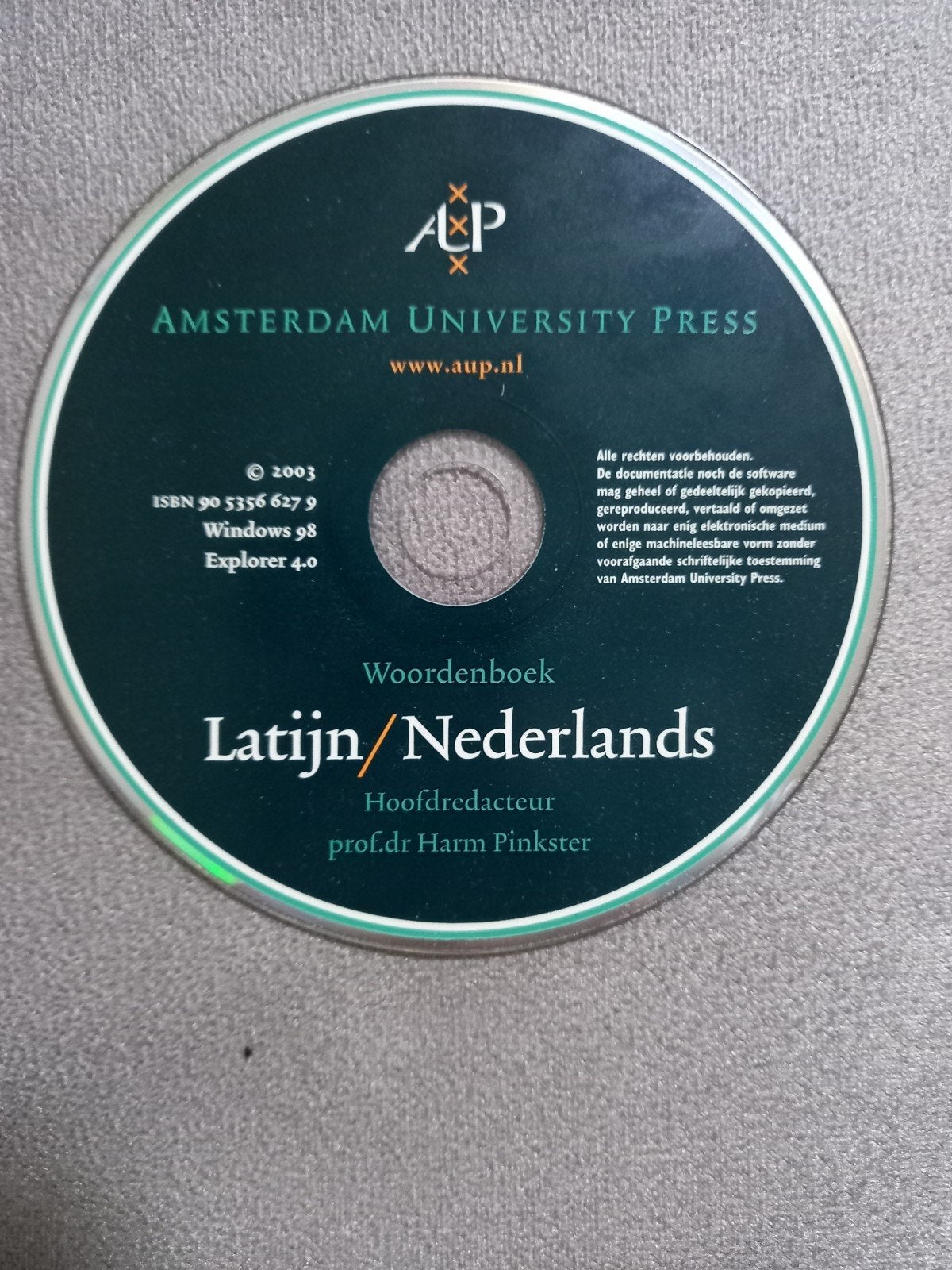 Woordenboek Latijn/Nederlands Pinkster cd-rom, Ophalen of Verzenden, Overige uitgevers, Latijn