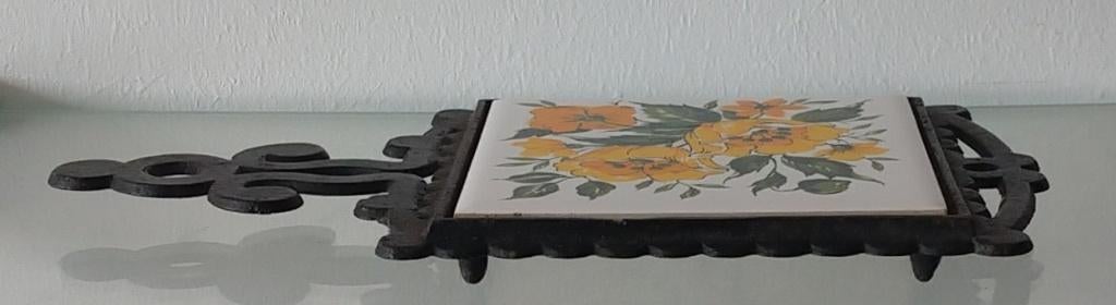onderzetter tegel, japans porselein, volgnr 22, Ophalen of Verzenden, Zo goed als nieuw, Pot of Pan