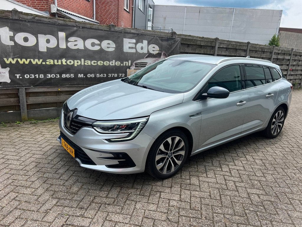 Renault Mégane Estate 1.6 E-Tech Plug-In Hybrid VOL LEER GR, Auto's, Renault, 77 km/l, Gebruikt, 4 cilinders, 91 pk