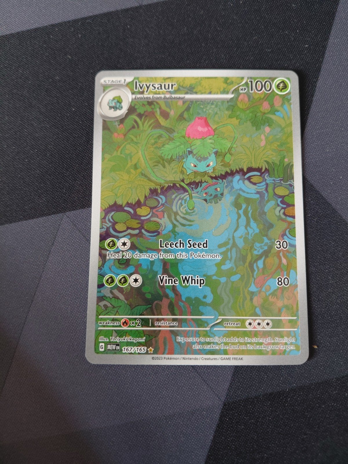 Ivysaur 167/165 Pokémon kaart, Verzenden, Nieuw, Losse kaart