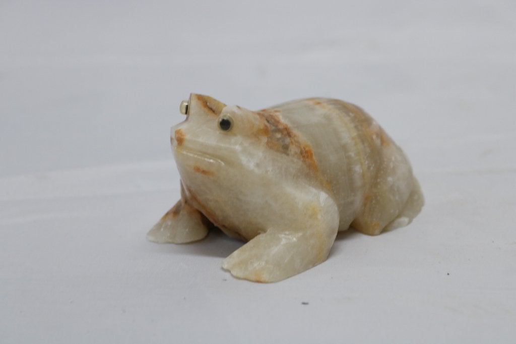 Marmeren Beeldje Kikker 5x4x8 CM, Verzamelen, Ophalen, Nieuw, Dier