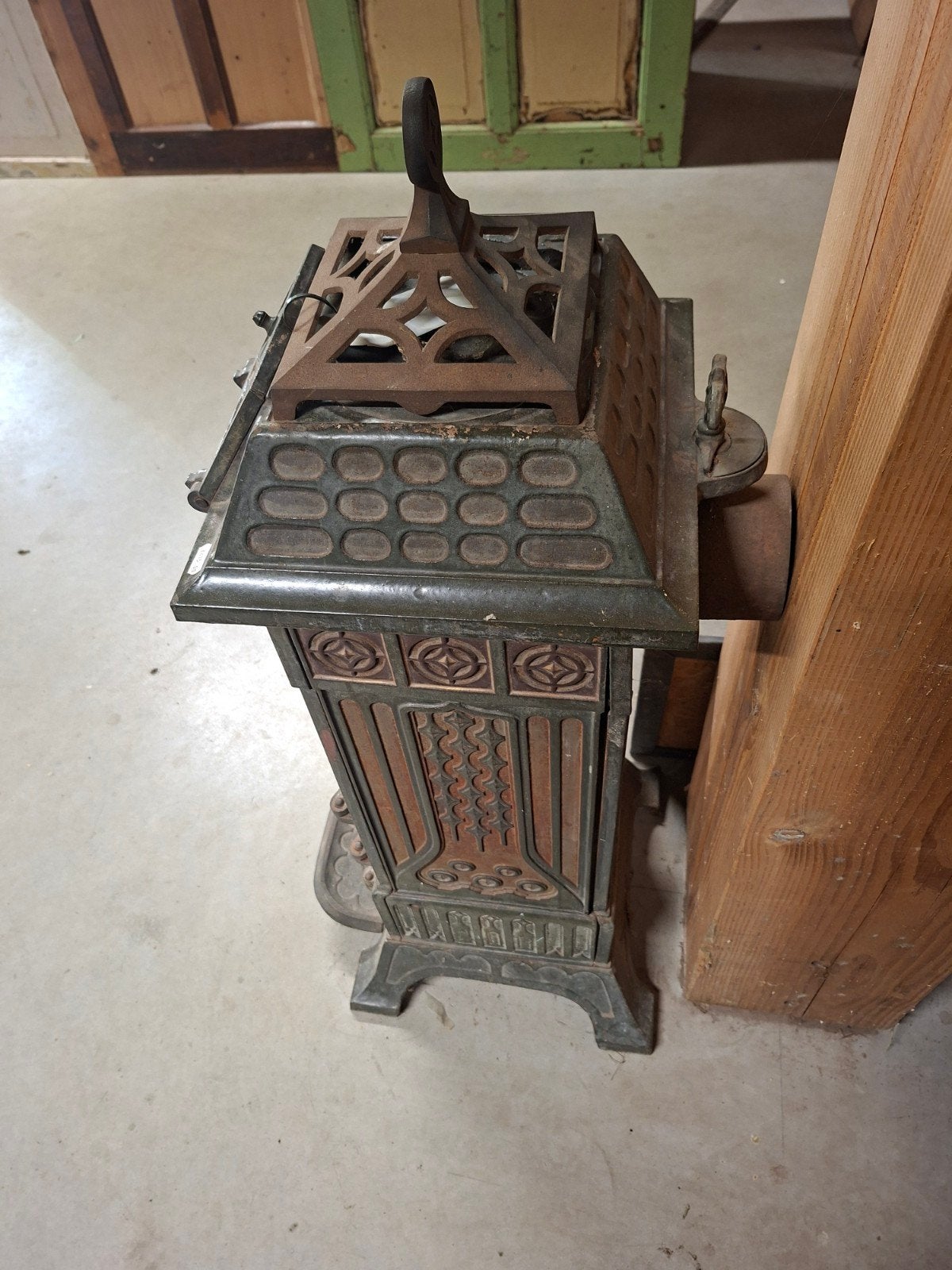 Prachtige Oude Jugendstil Houtkachel - Vaste Prijs, Ophalen, Gebruikt, Vrijstaande haard, Houthaard