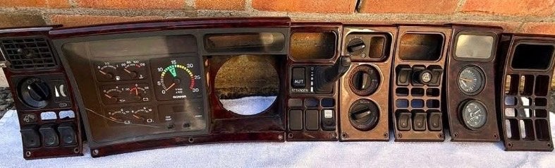 Scania 4 serie / origineel notenhout set. 144/164, Auto-onderdelen, Ophalen of Verzenden, Gebruikt, Scania, Dashboard en Schakelaars