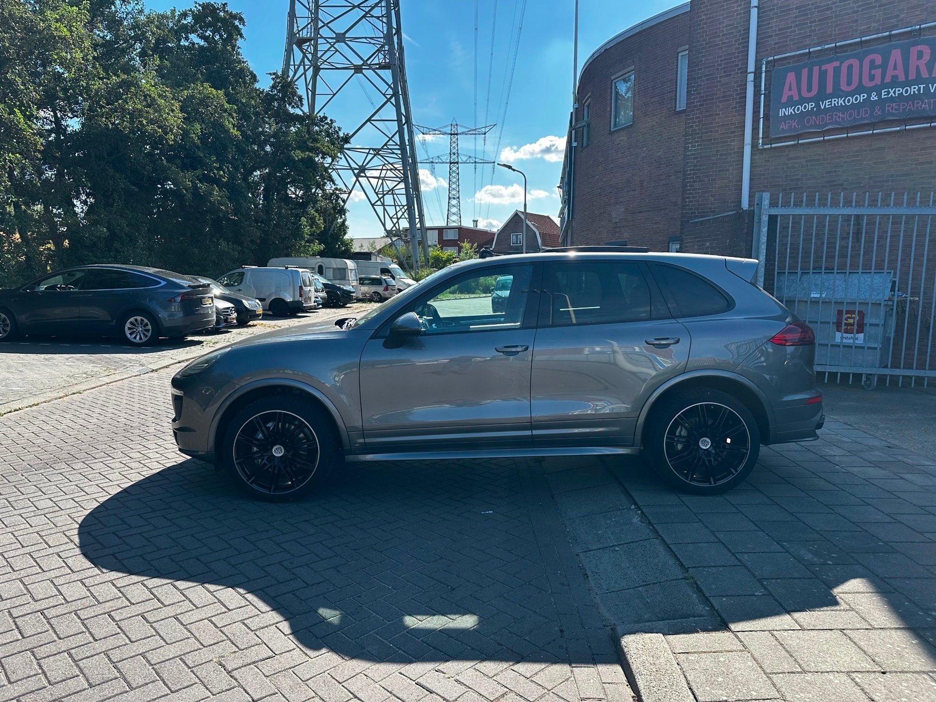 Porsche Cayenne 4.2 D S, Gebruikt, Leder en Stof, Bedrijf, Vierwielaandrijving