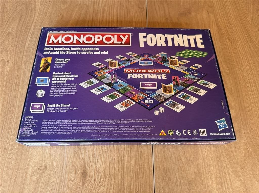 monopoly fortnite - S7246, Ophalen of Verzenden, Zo goed als nieuw