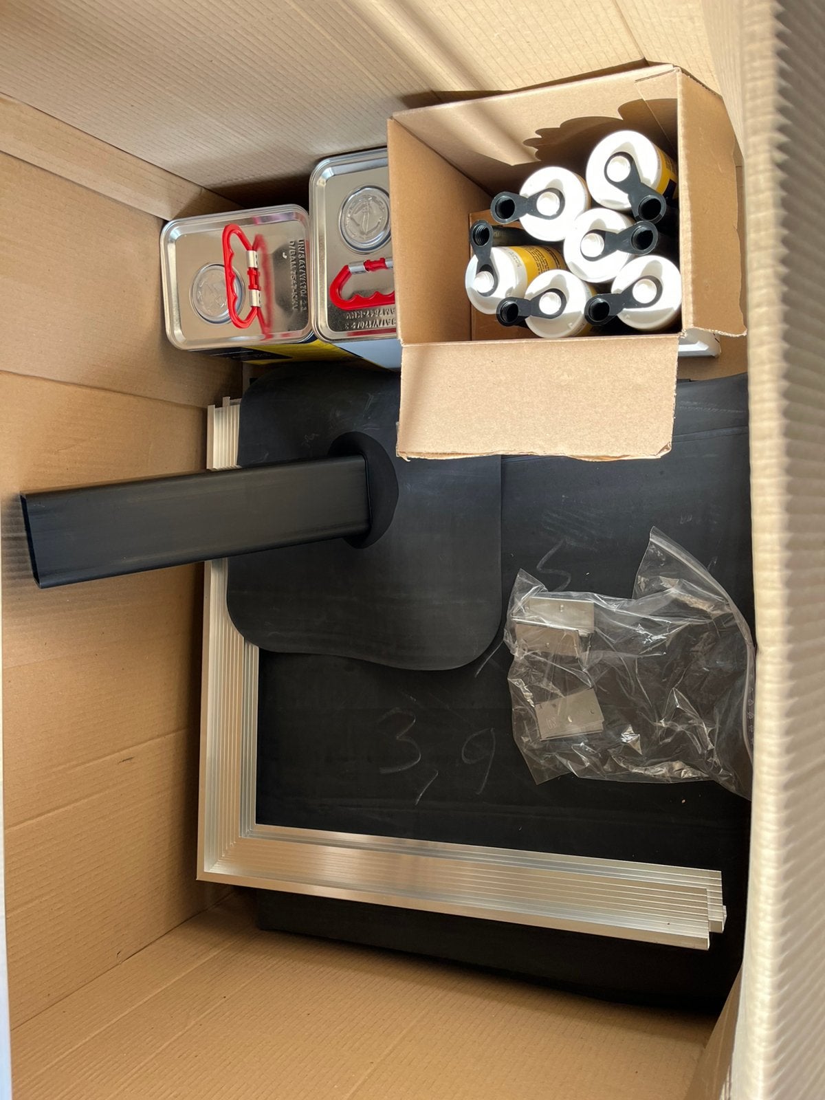 EPDM dakpaket, Doe-het-zelf en Verbouw, Ophalen, Overige materialen, 10 tot 15 m², Zwart