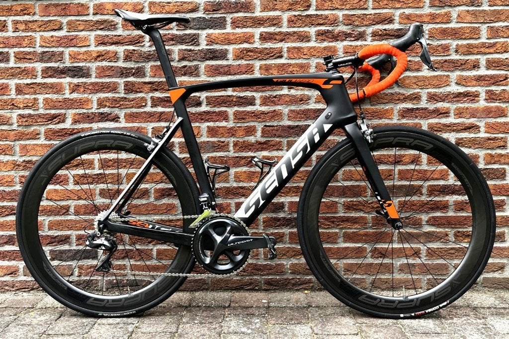 Sensa Giuliaero – Shimano Ultegra Di2 – hoge carbon velgen, 28 inch, Gebruikt, Carbon, 57 tot 61 cm