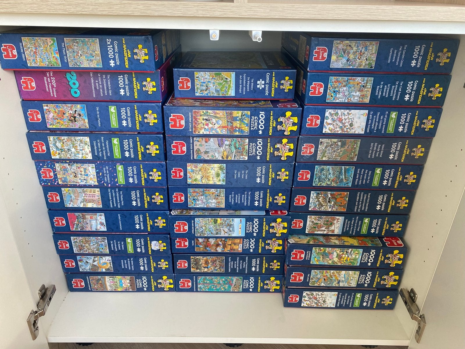 Jan van haasteren puzzels 1000 stukjes, Ophalen of Verzenden, 500 t/m 1500 stukjes, Zo goed als nieuw