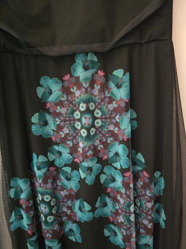 Zomerjurk van Desigual, Kleding | Dames, Gelegenheidskleding, Zwart, Maat 42/44 (L), Cocktailjurk, Ophalen of Verzenden