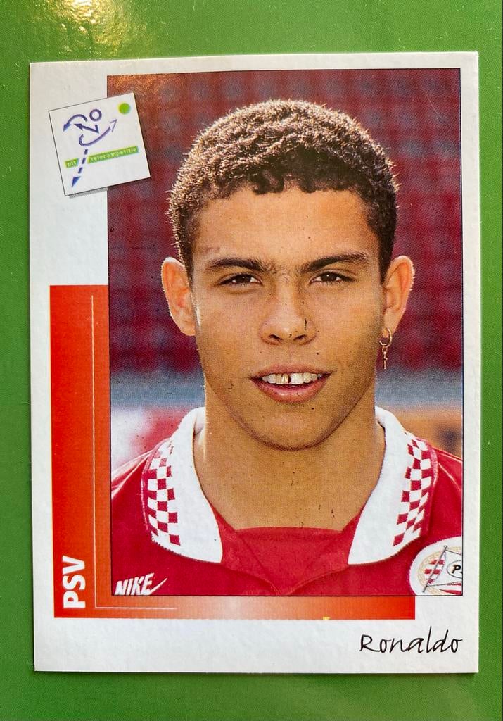 Panini Voetbal 96 Sticker Ronaldo PSV # 75, Verzamelen, Sportartikelen en Voetbal, Ophalen of Verzenden, Zo goed als nieuw, PSV