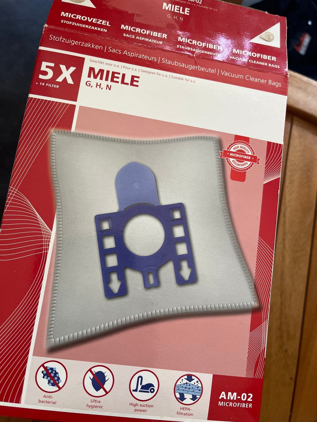 Miele Microvezel Stofzuigerzakken G, H, N - 3 stuks, Inclusief accessoires, Nieuw, Miele, Sledestofzuiger