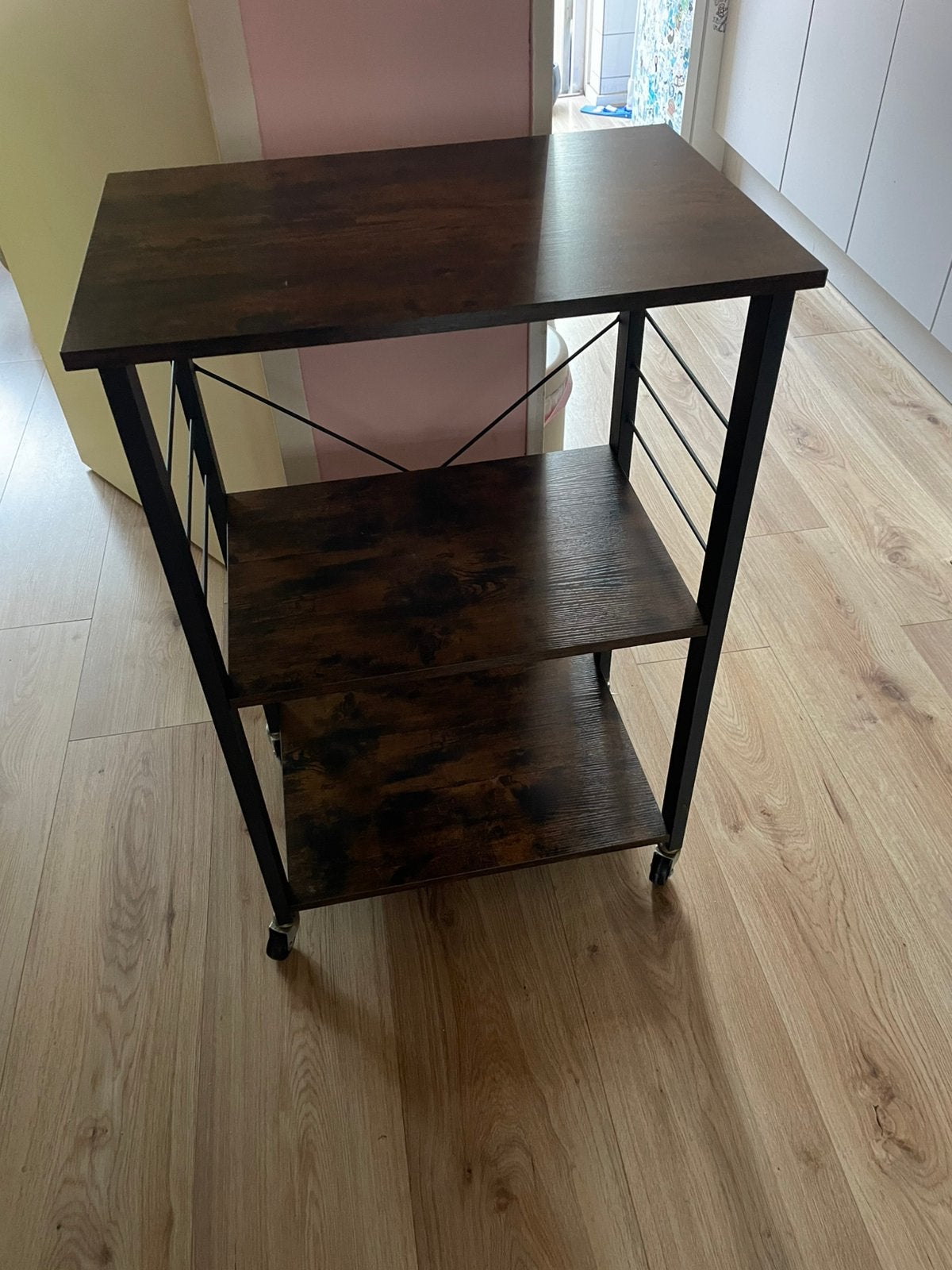 Keuken trolley, Huis en Inrichting, Tafels | Sidetables, Ophalen, 50 tot 100 cm, Zo goed als nieuw, 25 tot 50 cm