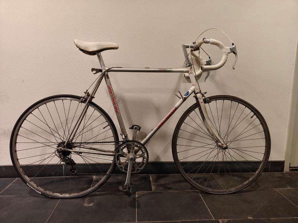 Retro Batavus Equipe framemaat 58, Fietsen en Brommers, Fietsen | Racefietsen, Gebruikt, Velgrem, Batavus, Ophalen of Verzenden