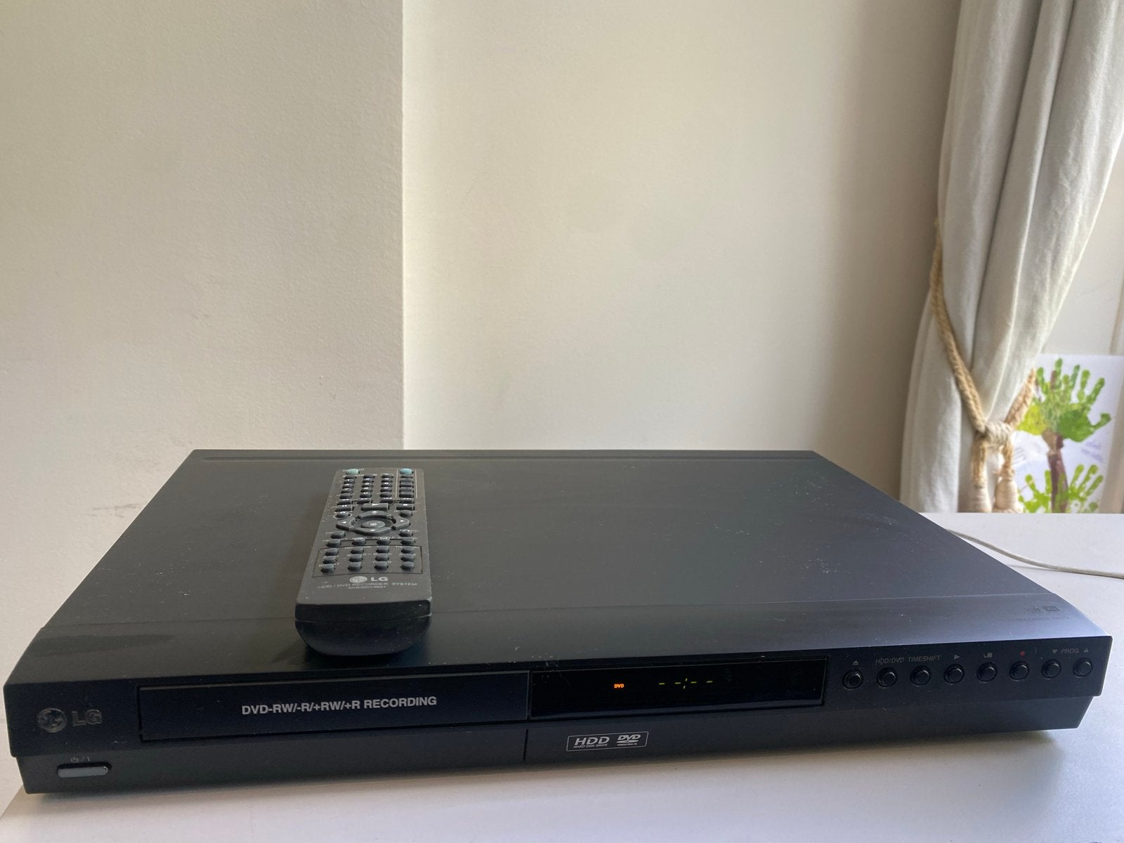 LG RH256 HDD DVD Recorder + originele afstandsbediening, Gebruikt, Met harddisk, Dvd-recorder, Ophalen of Verzenden
