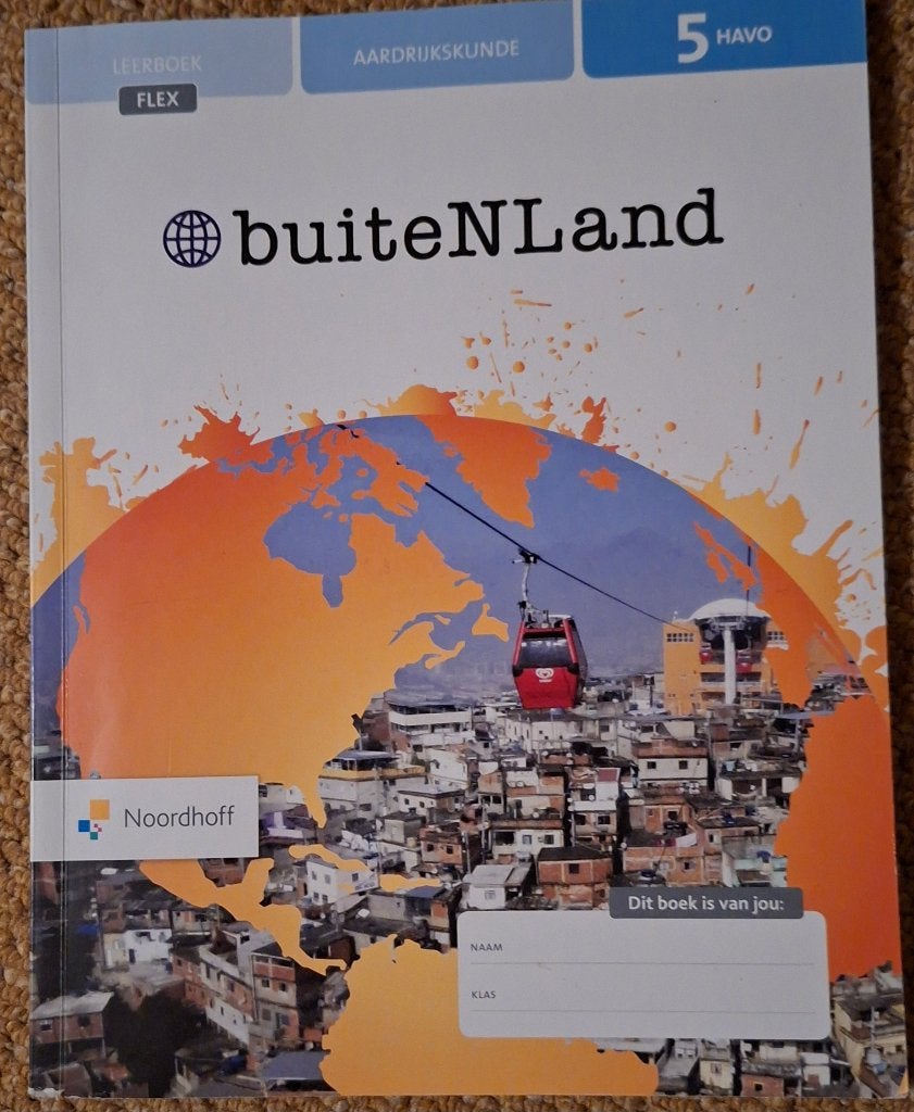 buiteNLand 3e ed havo 5 FLEX leerboek, Boeken, Schoolboeken, Zo goed als nieuw, Aardrijkskunde, HAVO, Ophalen of Verzenden