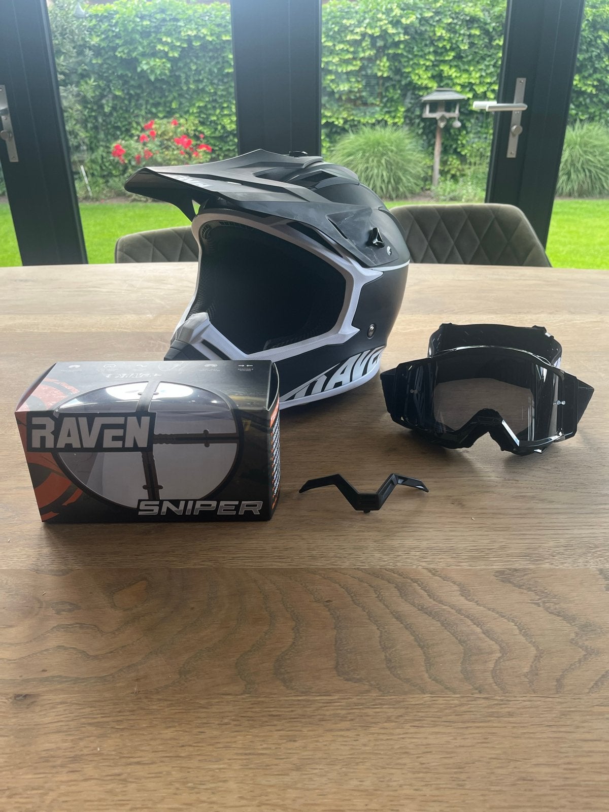 Raven Airborne Evo MX Helmet + Raven Sniper Crew MX Goggles, Overige merken, Ophalen of Verzenden, Nieuw zonder kaartje, Heren