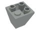 Lego 2x2 Schuin Slope, Double Convex Licht Grijs 3676, Lego, Ophalen of Verzenden, Zo goed als nieuw, Losse stenen