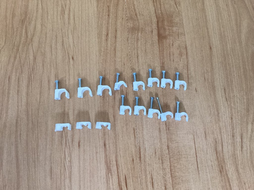 Spijkerclips, Ophalen of Verzenden, Kabel of Snoer