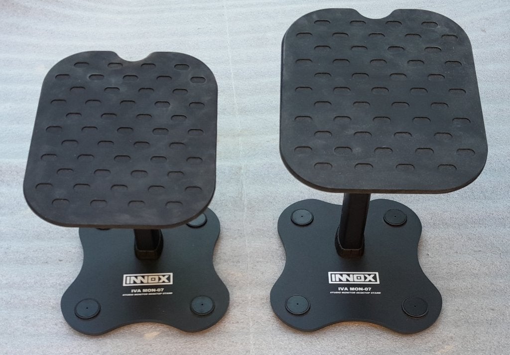 Incl.verz. Innox iva mon-07 / Milennium DM3 monitor stands., Muziek en Instrumenten, Verzenden, Zo goed als nieuw, Speaker