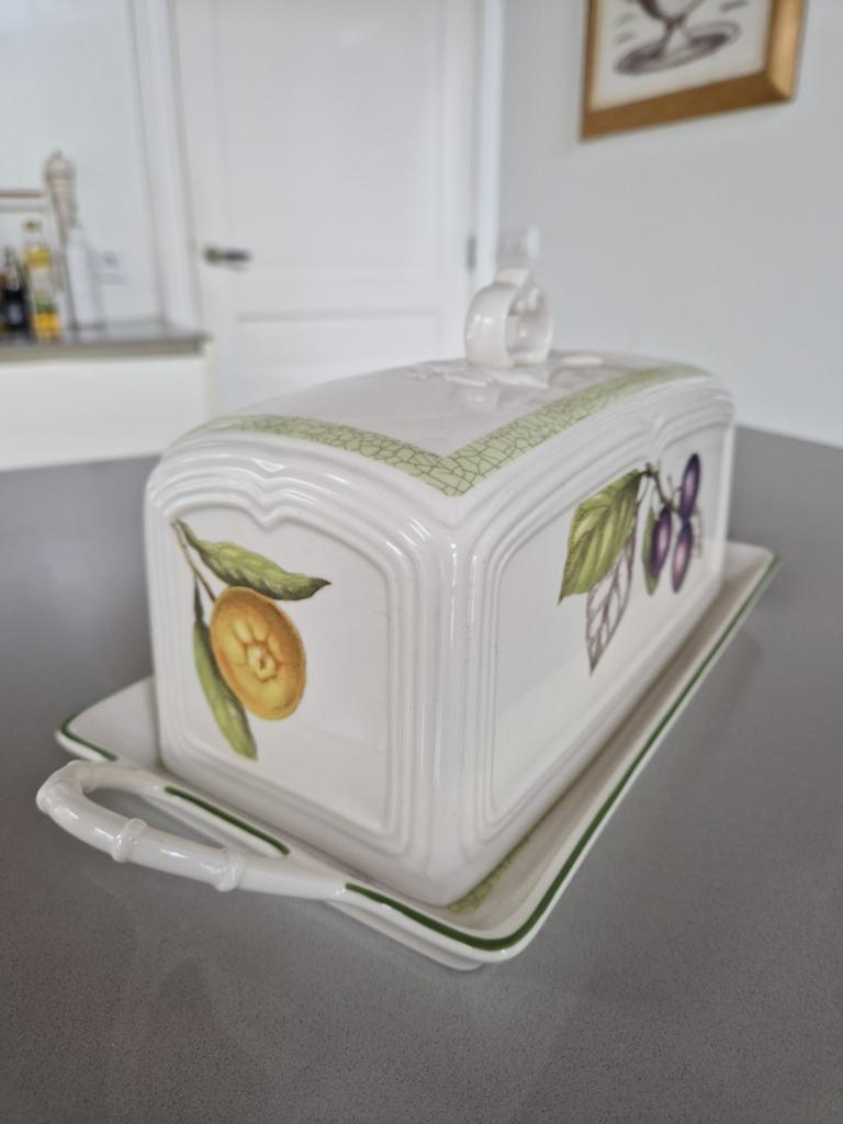 Cakedoos Villeroy en Boch Cascara schaars, Huis en Inrichting, Keuken | Servies, Ophalen of Verzenden, Zo goed als nieuw, Porselein